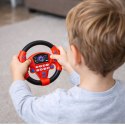 LEAN Toys Kierownica Interaktywna Z Przyssawkami Światła Dźwięki Czerwona