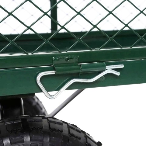 LEAN Wózek Ogrodowy Transportowy Składany Przyczepka Stalowa 200 kg