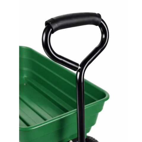 LEAN Wózek Ogrodowy Transportowy Wyjmowana Odchylana Taca Zielony 120 kg