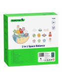 TOOKY TOY Kosmiczny Śpiący Księżyc Balansująca Układanka Drewniana Nawlekanka Montessori Kosmos