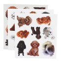 LEAN TOYS Zestaw Naklejki Z Pudelkami Pieski Do Ozdabiania Różne Motywy 54 szt.
