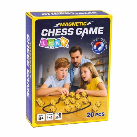 LEAN Toys Gra Magnetyczna Logiczna Rodzinna 20 Magnetycznych Pionków