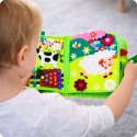 LEAN Toys Książeczka Edukacyjna Sensoryczna Dla Dzieci Farma 20 Aktywności