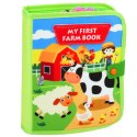 LEAN Toys Książeczka Edukacyjna Sensoryczna Dla Dzieci Farma 20 Aktywności