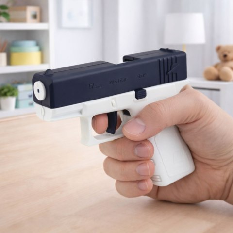 LEAN Toys Mini Glock Pistolet Na Wodę Broń Dla Dzieci Niebieski 13 cm
