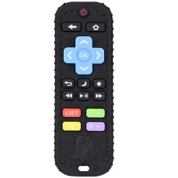 LEAN Toys Pilot Dla Malucha Sensoryczny Gryzak Liczby Gumowy Czarny