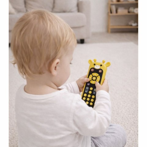 LEAN Toys Pilot Interaktywny Edukacyjny Gryzak Światła Dźwięki Żyrafa