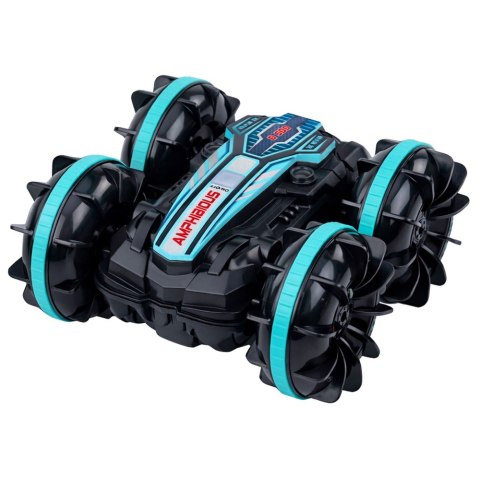 LEAN Toys Samochód Kaskaderski Zdalnie Sterowany RC Pływający Turkusowy 4x4
