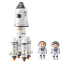 LEAN Toys Zabawka Edukacyjna Rakieta Kosmiczna 5w1 Astronauci Światła Dźwięki