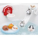 LEAN Toys Zabawki Do Kąpieli Zwierzęta Domowe Farma Zjeżdżalnia Kosz Sitko 10 el.