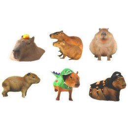 LEAN Zestaw Naklejki Kapibara Papierowe Prawdziwe Wizerunki 50 szt.