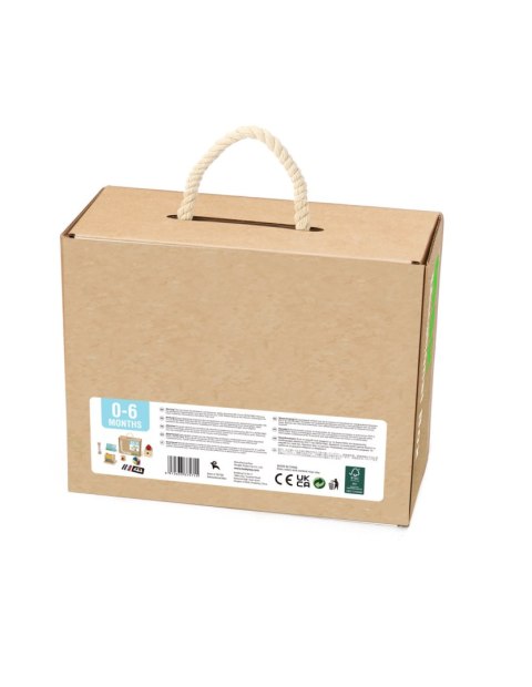 TOOKY TOY Box Pudełko XXL Montessori Edukacyjne 6w1 Sensoryczne 0-6 Mies