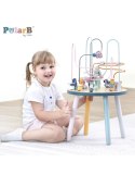 VIGA PolarB Drewniany Stolik Edukacyjny Manipulacyjny Przeplatanka Montessori