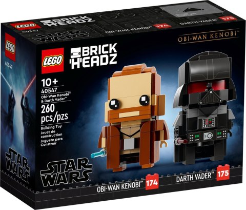 LEGO 40547 BrickHeadz Obi-Wan Kenobi i Darth V LEGO 40547 BrickHeadz Obi-Wan Kenobi i Darth V