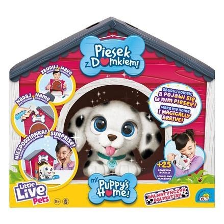 Little Live Pets. Piesek z domkiem Dalmatyńczyk Little Live Pets. Piesek z domkiem Dalmatyńczyk