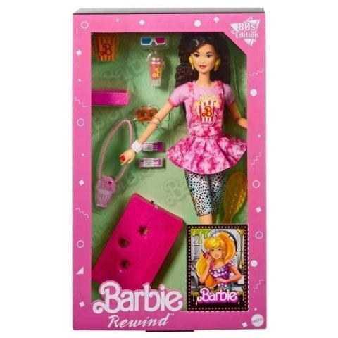 Barbie Rewind. Lalka Wieczór filmowy i akcesoria Barbie Rewind. Lalka Wieczór filmowy i akcesoria