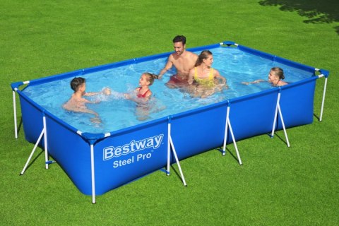 Basen Stelażowy Family Steel Pro 400x211x81 BESTWAY 3w1 + Pompa + Filtr Basen Stelażowy Family Steel Pro 400x211x81 BESTWAY 3w1 + Pompa + Filtr