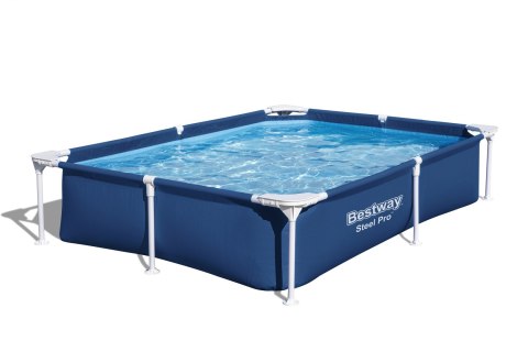 Basen Stelażowy SplashJr Steel Pro 221x150x43 BESTWAY + Zestaw naprawczy Basen Stelażowy SplashJr Steel Pro 221x150x43 BESTWAY + Zestaw naprawczy