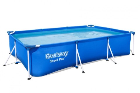 Basen Stelażowy Steel Pro 300x201x66 Prostokątny BESTWAY Basen Stelażowy Steel Pro 300x201x66 Prostokątny BESTWAY