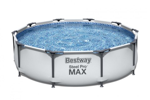 Basen Stelażowy Steel Pro MAX 305x76 Okrągły 10FT BESTWAY 3w1 Basen Stelażowy Steel Pro MAX 305x76 Okrągły 10FT BESTWAY 3w1