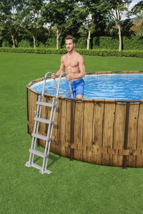 Basen stelażowy Power Steel Swim Vista Series 488x122 Okrągły 16FT BESTWAY 7w1 Basen stelażowy Power Steel Swim Vista Series 488x122 Okrągły 16FT BESTWAY 7w1