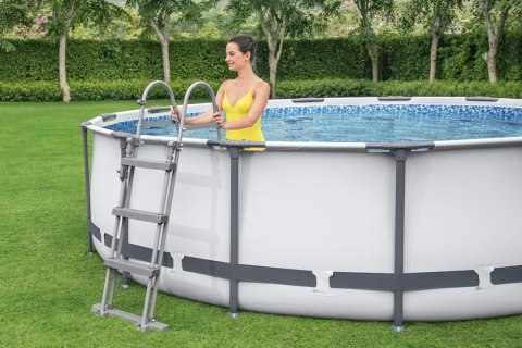 Basen stelażowy Steel Pro MAX 366x100 Szary 12FT BESTWAY 4w1 + Pompa Filtr + Drabinka Basen stelażowy Steel Pro MAX 366x100 Szary 12FT BESTWAY 4w1 + Pompa Filtr + Drabinka