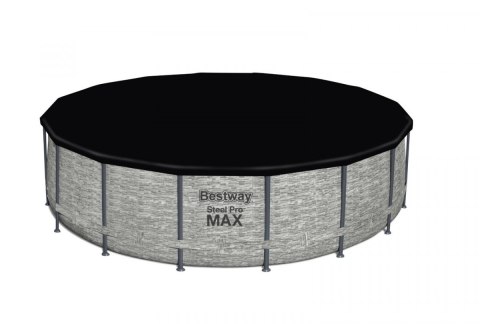 Basen stelażowy Steel Pro MAX 488x122 Imitacja Kamienia 16FT BESTWAY 5w1 + Akcesoria Basen stelażowy Steel Pro MAX 488x122 Imitacja Kamienia 16FT BESTWAY 5w1 + Akcesoria