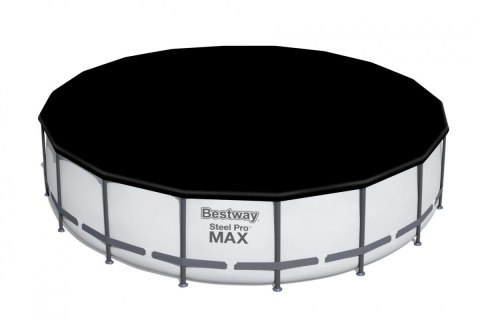 Basen stelażowy Steel Pro MAX 549x122 Szary 18FT BESTWAY 5w1 + Pompa + Pokrywa + Drabinka Basen stelażowy Steel Pro MAX 549x122 Szary 18FT BESTWAY 5w1 + Pompa + Pokrywa + Drabinka