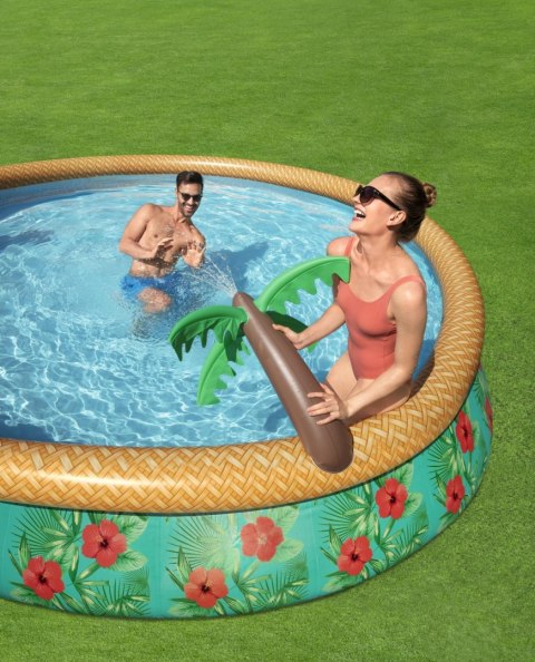 Basenik rozporowy z Natryskiem dla dzieci Tropikalny 457x84cm 15FT BESTWAY Basenik rozporowy z Natryskiem dla dzieci Tropikalny 457x84cm 15FT BESTWAY