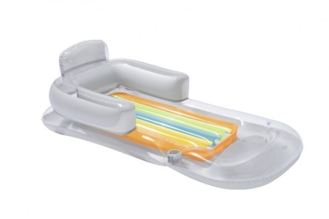 Materac Leżak Biały 161 84 cm BESTWAY Materac Leżak Biały 161 84 cm BESTWAY