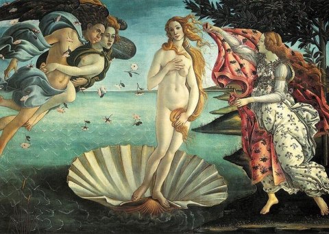 Puzzle 1000 Botticelli, Narodziny Venus PIATNIK Puzzle 1000 Botticelli, Narodziny Venus PIATNIK