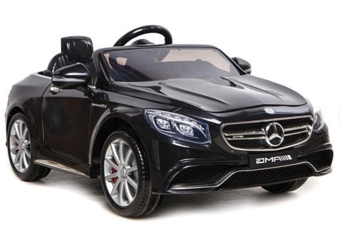 LEAN CARS Auto na Akumulator Mercedes S63 AMG Czarny Lakierowany LEAN CARS Auto na Akumulator Mercedes S63 AMG Czarny Lakierowany