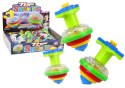 LEAN TOYS Kolorowy Świecący Dysk Kręcący Bączek Spinning Top