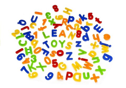 LEAN TOYS Literki Cyferki Magnetyczne w Słoiku Alfabet 78 Elementów LEAN TOYS Literki Cyferki Magnetyczne w Słoiku Alfabet 78 Elementów