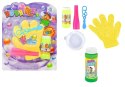 LEAN TOYS Zestaw bańki mydlane magiczna rękawica, rękawiczka