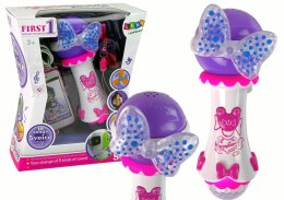 LEAN Toys Bajkowy Mikrofon Dla Dzieci Karaoke MP3 Kokardka Głośnik