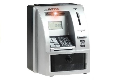LEAN Toys Bankomat dziecięcy skarbonka LEAN Toys Bankomat dziecięcy skarbonka