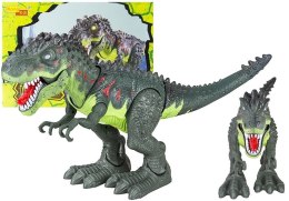 LEAN Toys Dinozaur Na Baterie Tyranozaur Rex Chodzący Zielony