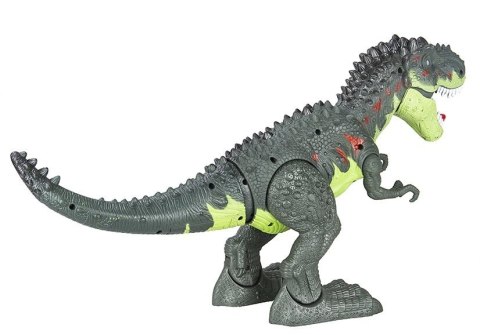 LEAN Toys Dinozaur Na Baterie Tyranozaur Rex Chodzący Zielony LEAN Toys Dinozaur Na Baterie Tyranozaur Rex Chodzący Zielony