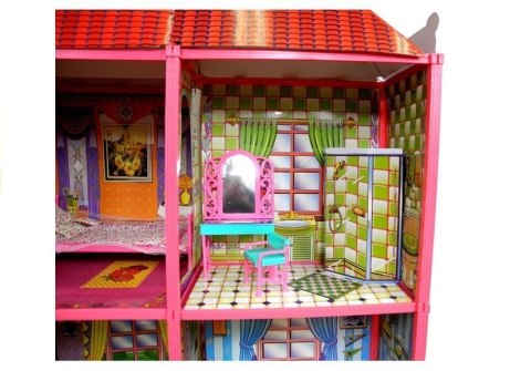 LEAN Toys Domek dla Lalek Ogromna Willa z Meblami LEAN Toys Domek dla Lalek Ogromna Willa z Meblami