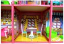 LEAN Toys Domek dla Lalek Ogromna Willa z Meblami