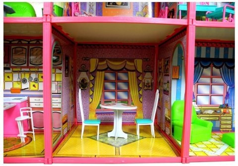 LEAN Toys Domek dla Lalek Ogromna Willa z Meblami LEAN Toys Domek dla Lalek Ogromna Willa z Meblami