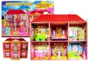 LEAN Toys Domek dla Lalek Ogromna Willa z Meblami