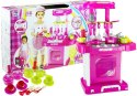 LEAN Toys Duża Kuchnia 2w1 Światło Dźwięk Składana Walizka