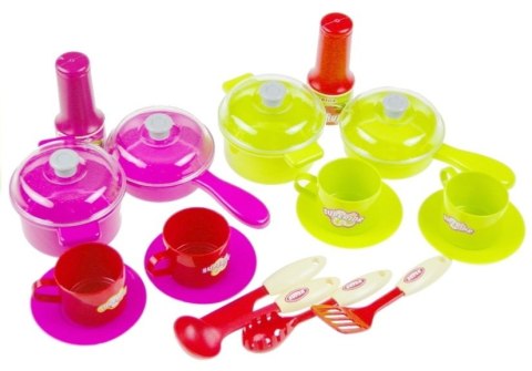 LEAN Toys Duża Kuchnia 2w1 Światło Dźwięk Składana Walizka LEAN Toys Duża Kuchnia 2w1 Światło Dźwięk Składana Walizka