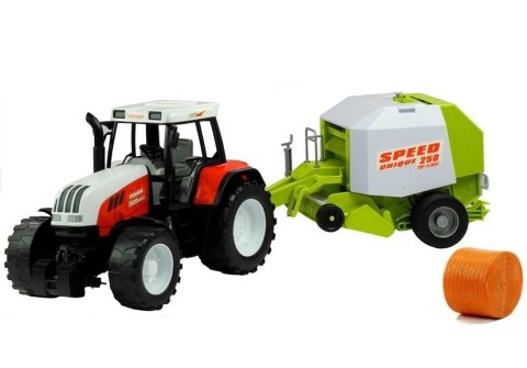 LEAN Toys Duży Traktor z Maszyną 3 Modele Ruchome Elementy 65 cm LEAN Toys Duży Traktor z Maszyną 3 Modele Ruchome Elementy 65 cm