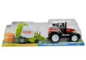 LEAN Toys Duży Traktor z Maszyną 3 Modele Ruchome Elementy 65 cm