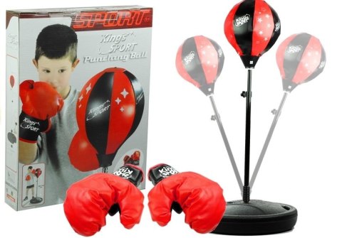 LEAN Toys Duży Zestaw Bokserski + Rękawice Gruszka Stojak LEAN Toys Duży Zestaw Bokserski + Rękawice Gruszka Stojak