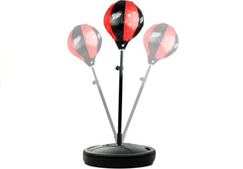 LEAN Toys Duży Zestaw Bokserski + Rękawice Gruszka Stojak LEAN Toys Duży Zestaw Bokserski + Rękawice Gruszka Stojak