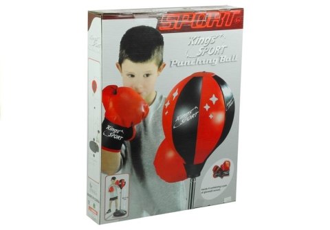 LEAN Toys Duży Zestaw Bokserski + Rękawice Gruszka Stojak LEAN Toys Duży Zestaw Bokserski + Rękawice Gruszka Stojak